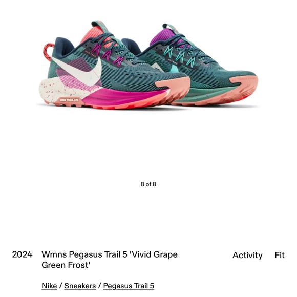 Buy Nike Pegasus Trail 5  2024 Wmns Pegasus Trail 5 \'Vivid Grape Green Frost\'